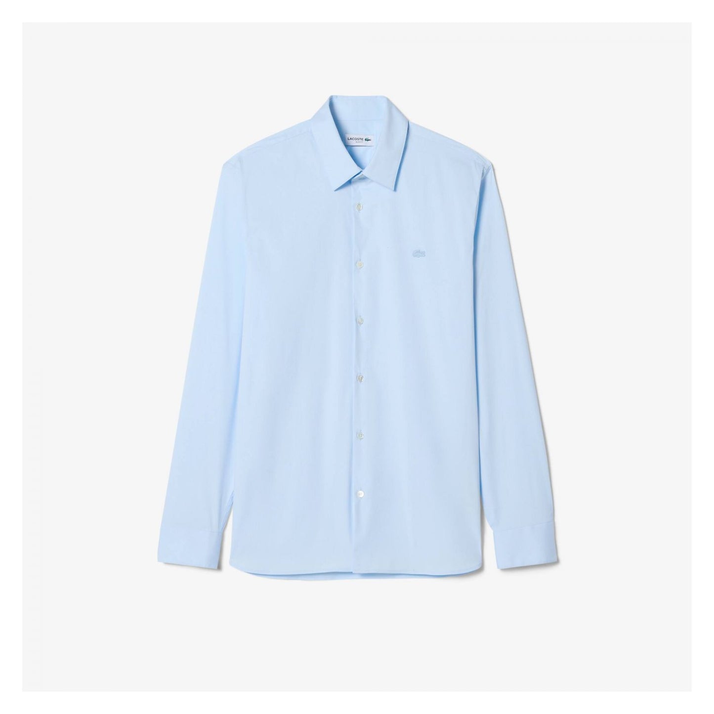 Camisa De Poplin Elastizada Slim Fit