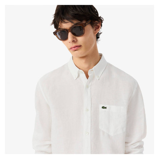 Camisa De Lino Fit Regular