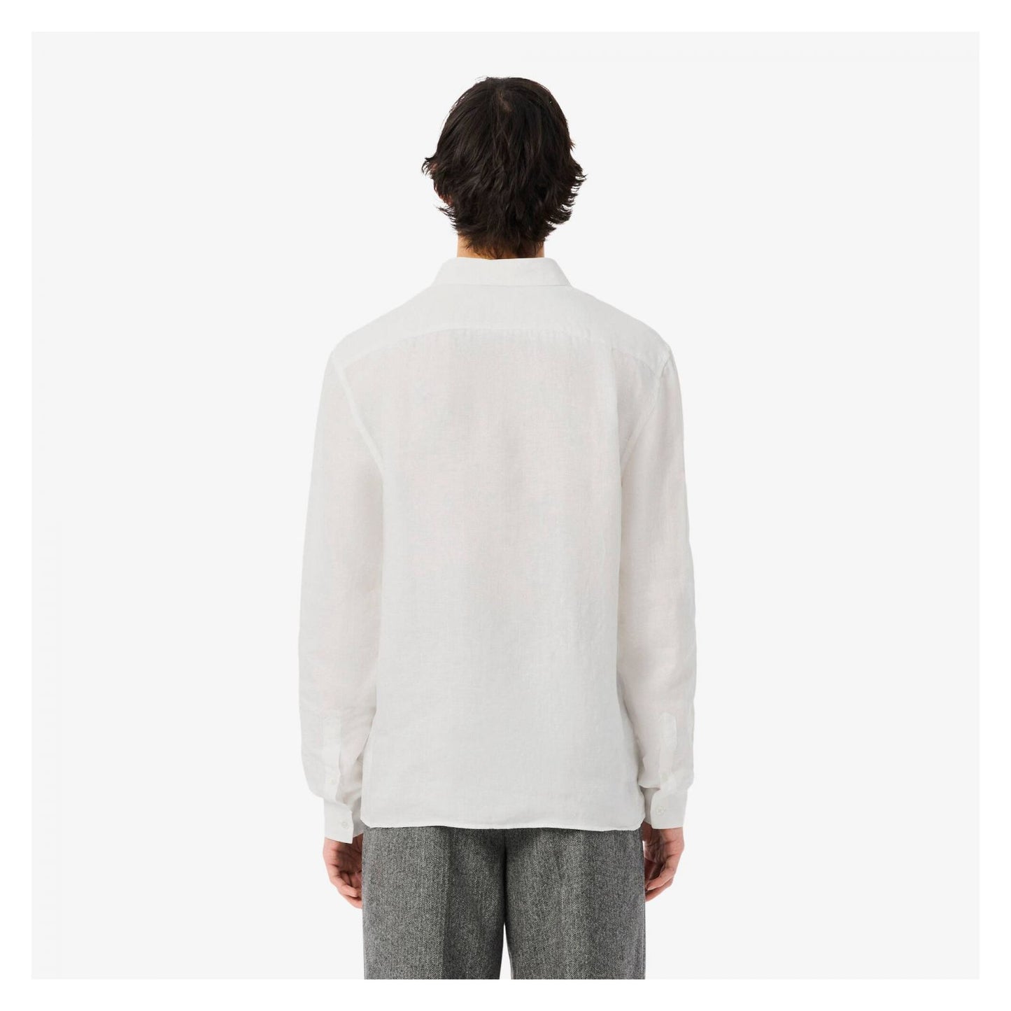 Camisa De Lino De Corte Regular