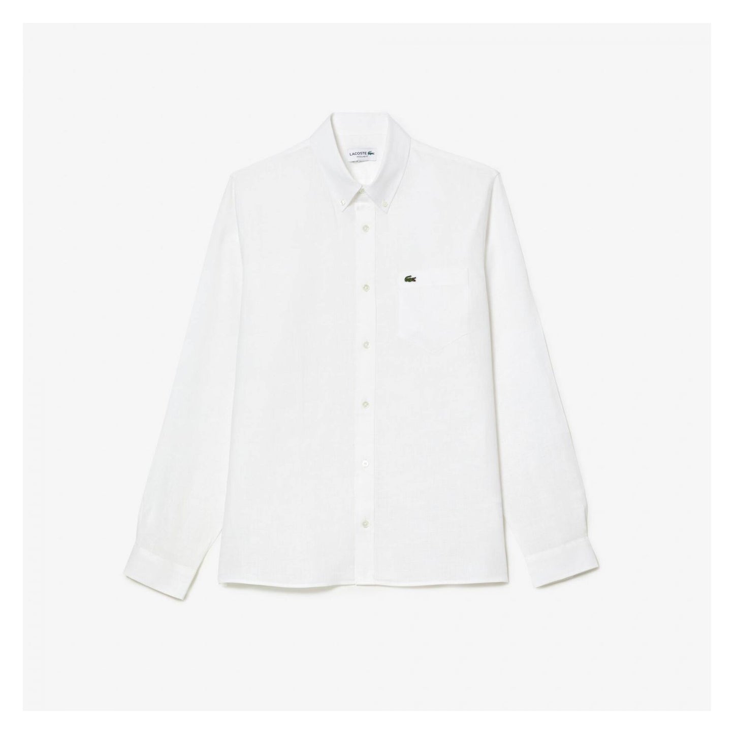 Camisa De Lino De Corte Regular
