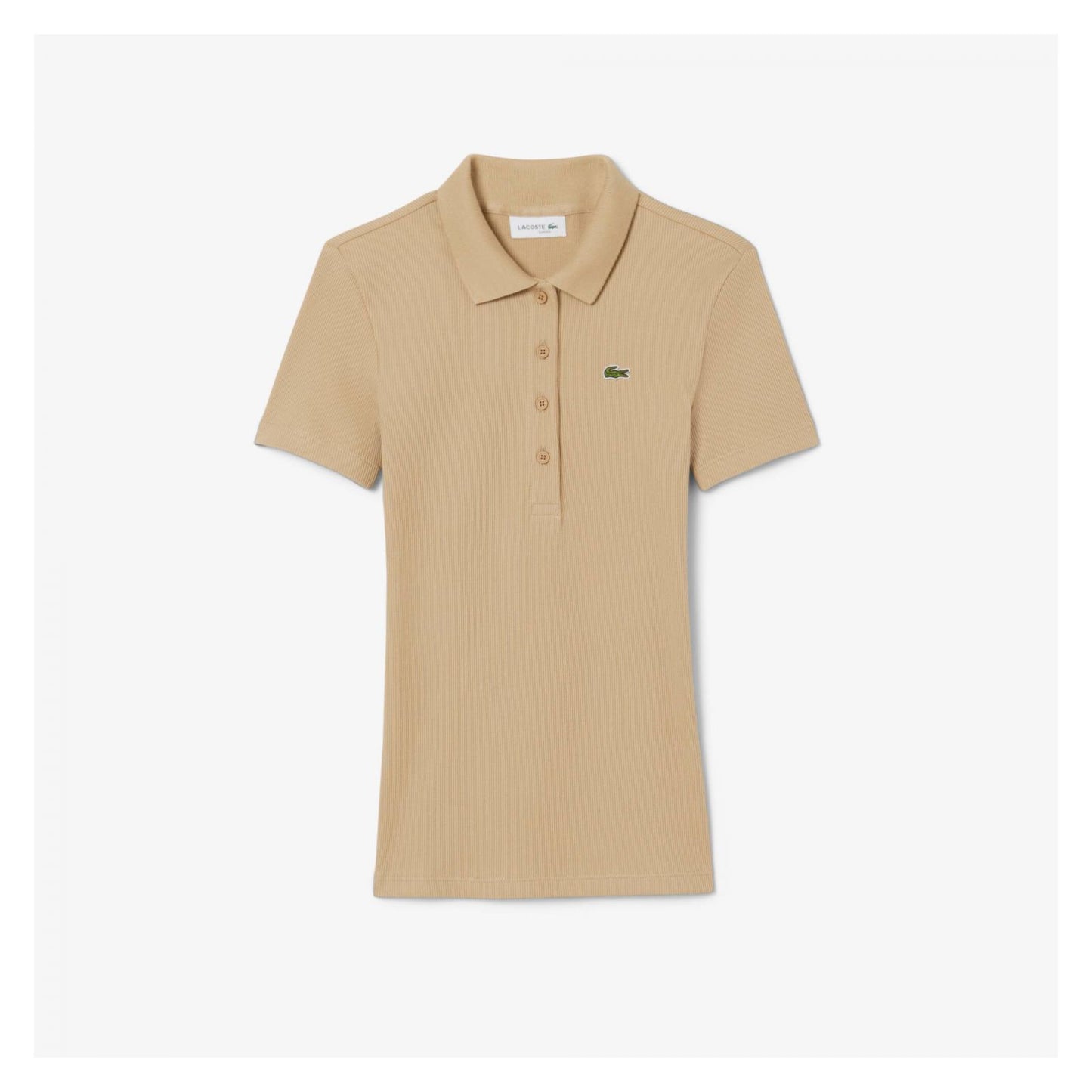 Polo De Algodón Acanalado L.12.d Al Cuerpo