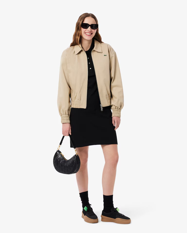 Vestido Estilo Polo De Piqué Elastizado Slim Fit