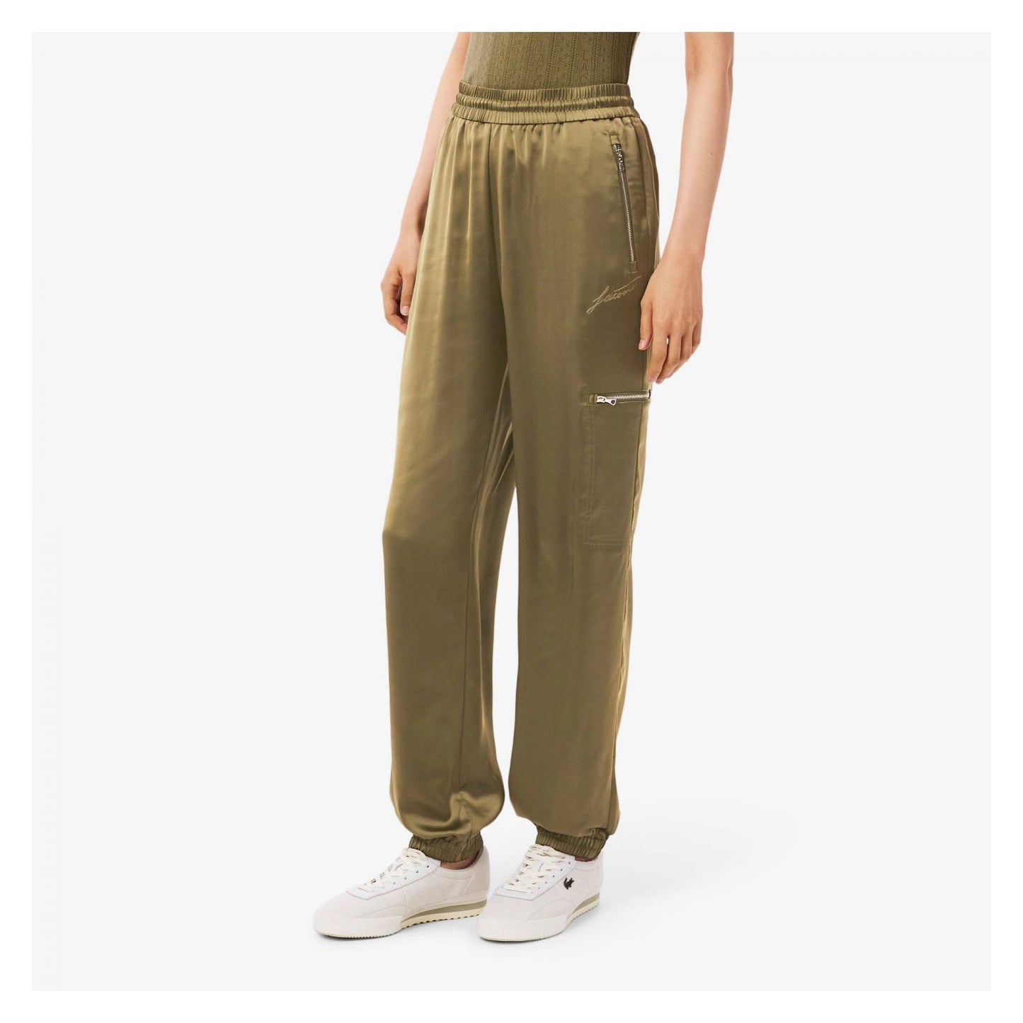 Joggers Oversized De Satén