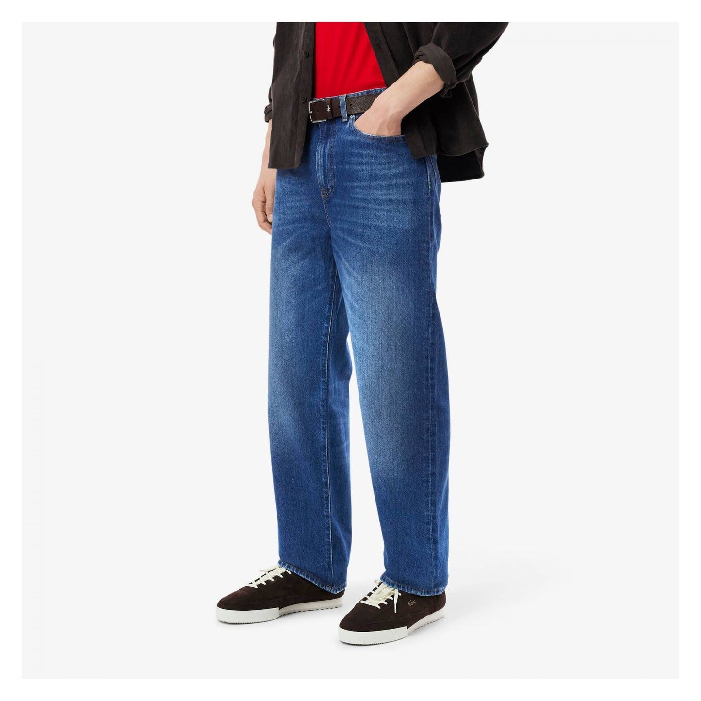 Jeans Rectos Indigo 5 Bolsillos