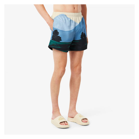 Shorts De Baño Con Estampa Landscape