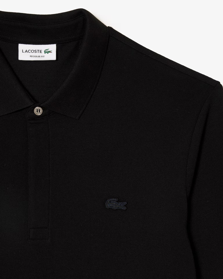 Polo Paris De Piqué Elástico De Corte Regular Manga Larga