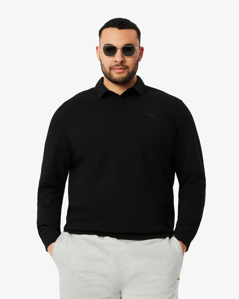 Polo Paris De Piqué Elástico De Corte Regular Manga Larga
