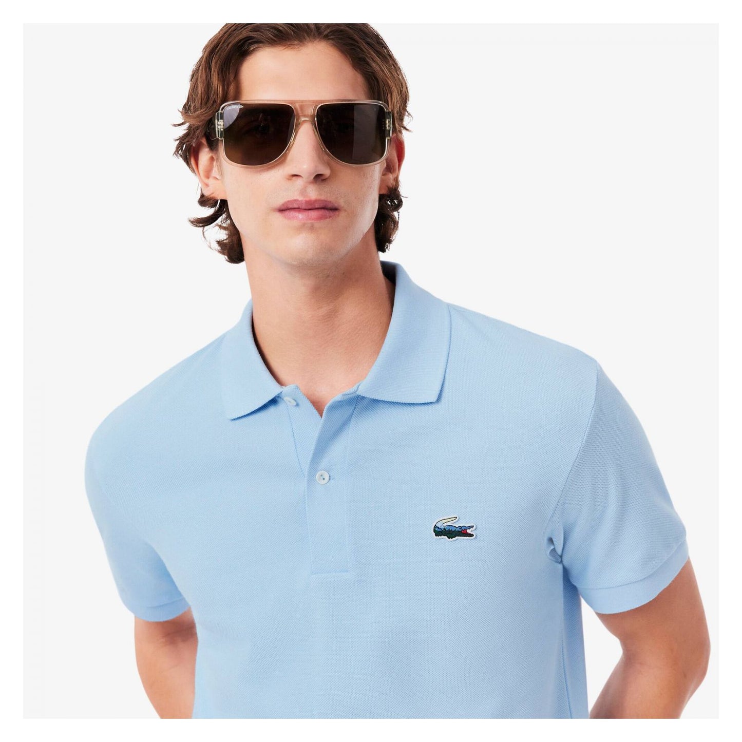 Polo Con Estampa De Cocodrilo Landscape Fit Clásico