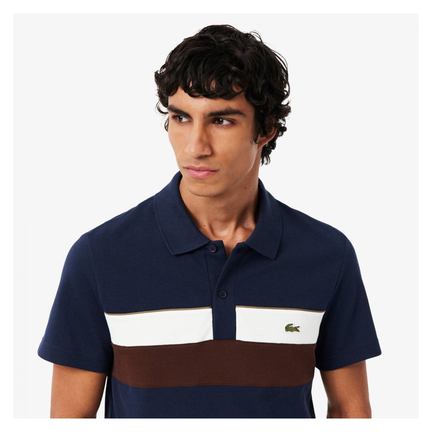 Polo Minipiqué Colorblock Fit Regular