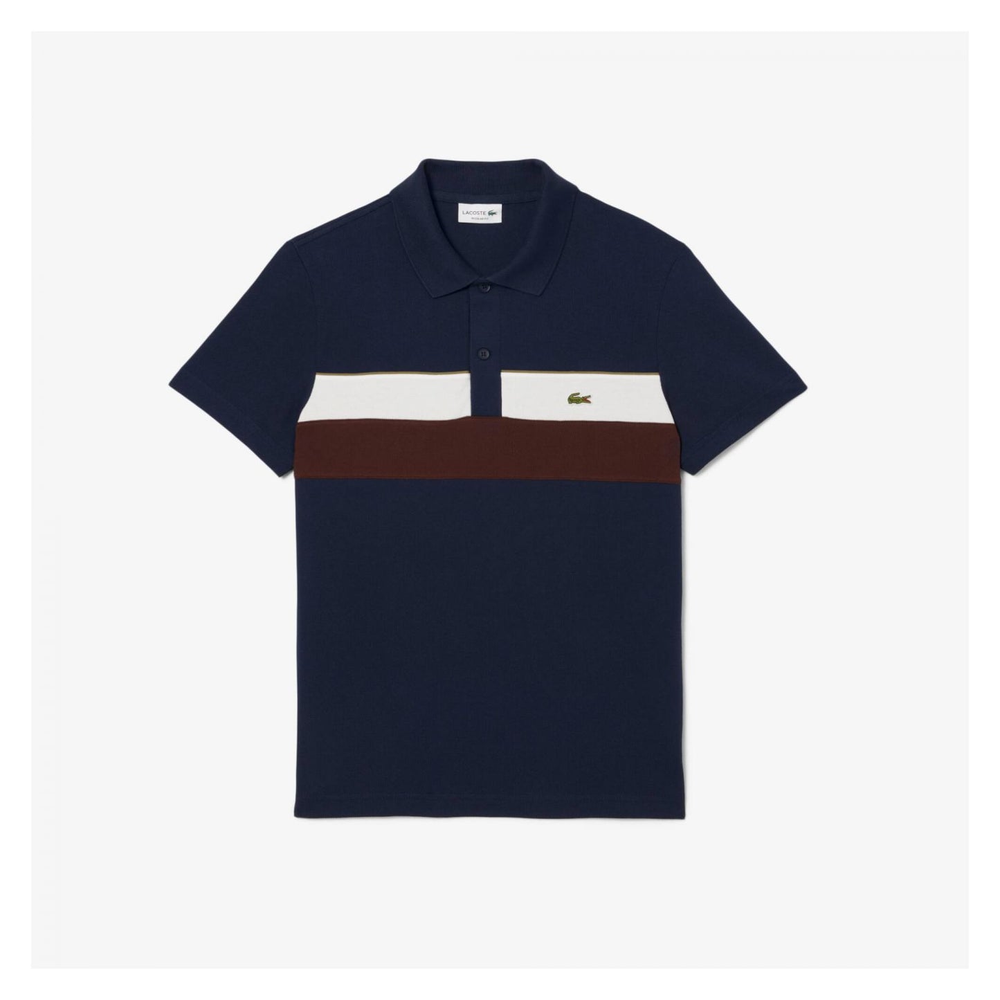 Polo Minipiqué Colorblock Fit Regular