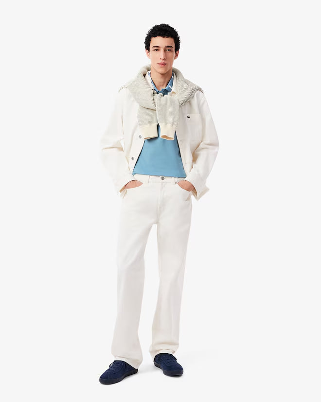 Polo Con Emblema Jacquard Al Cuerpo
