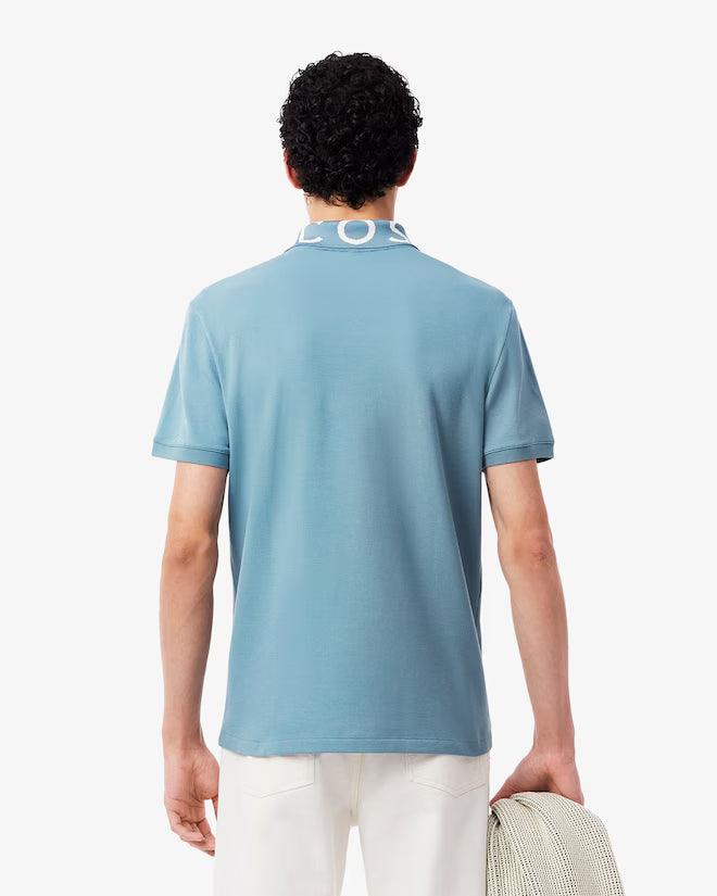 Polo Con Emblema Jacquard Al Cuerpo