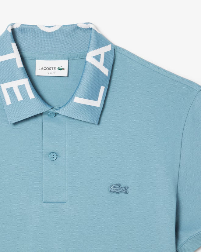 Polo Con Emblema Jacquard Al Cuerpo