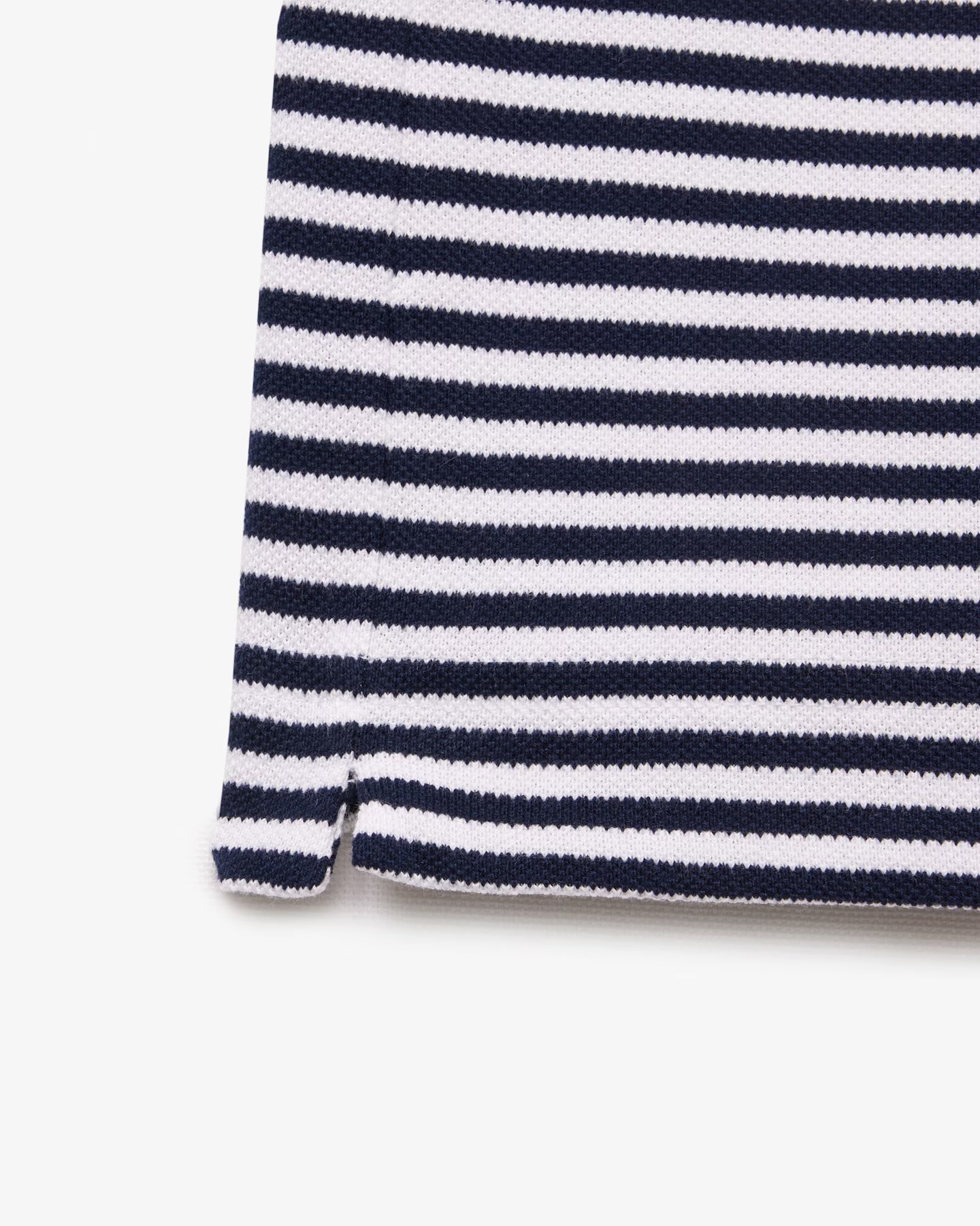 Polo L.12.12 Petit Piqué A Rayas Fit Clásico