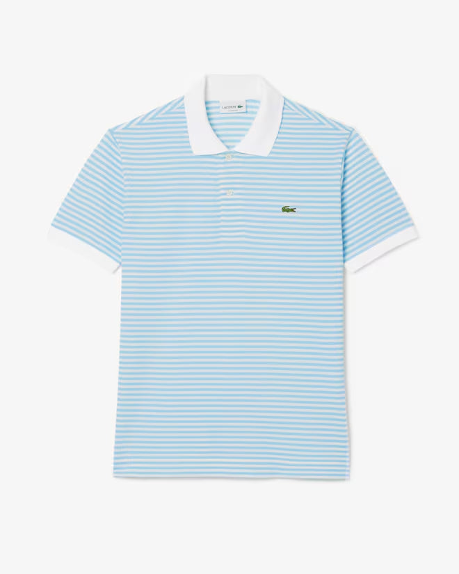 Polo L.12.12 Petit Piqué A Rayas Fit Clásico