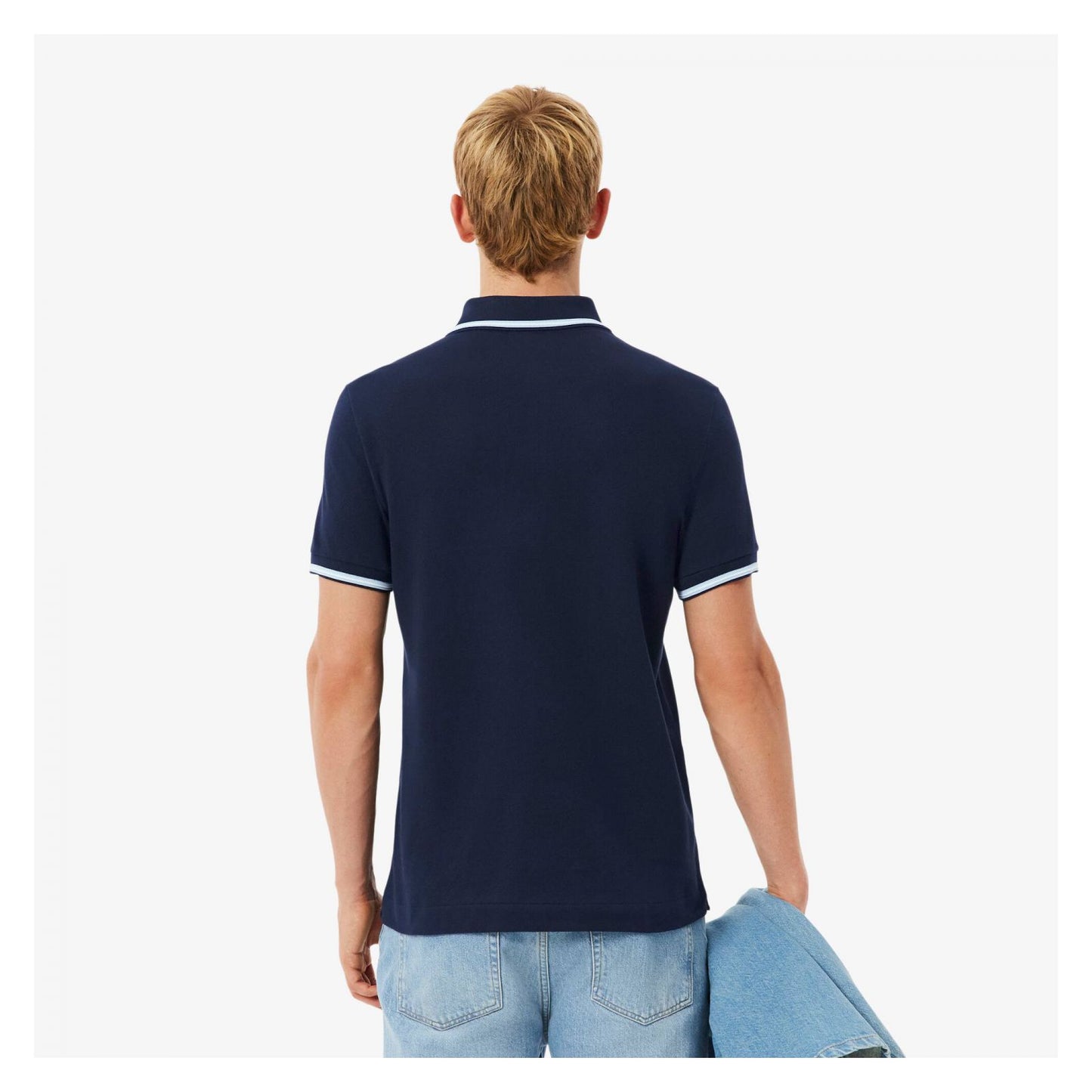Polo L.12.12 Con Acento En Ruedo Fit Regular
