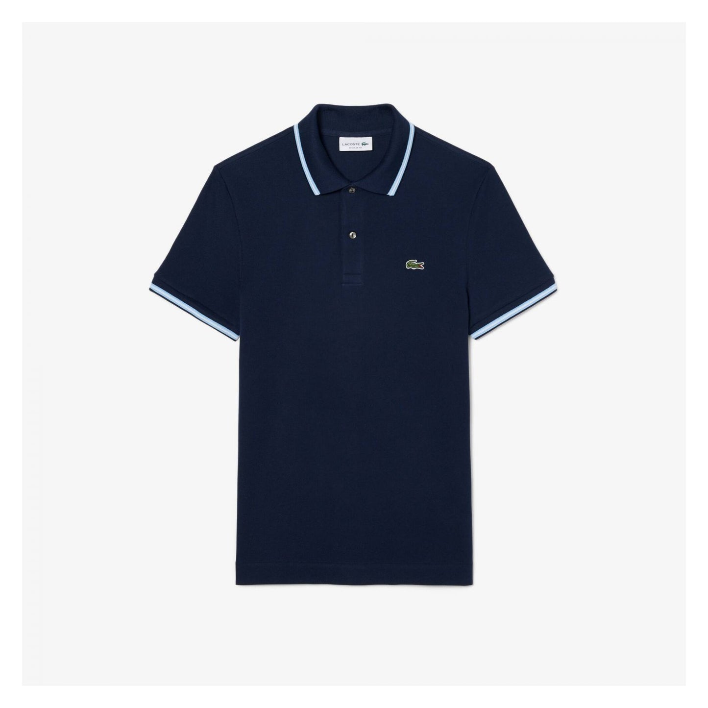 Polo L.12.12 Con Acento En Ruedo Fit Regular