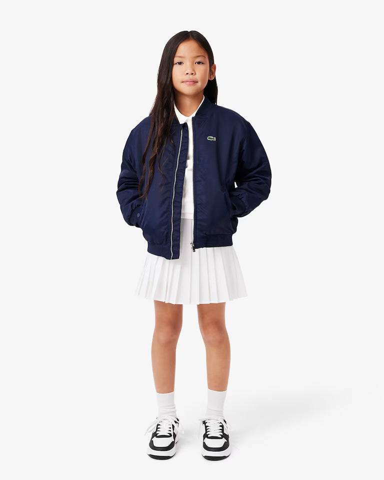 Polo Mini Piqué Con Cuello Ondulado