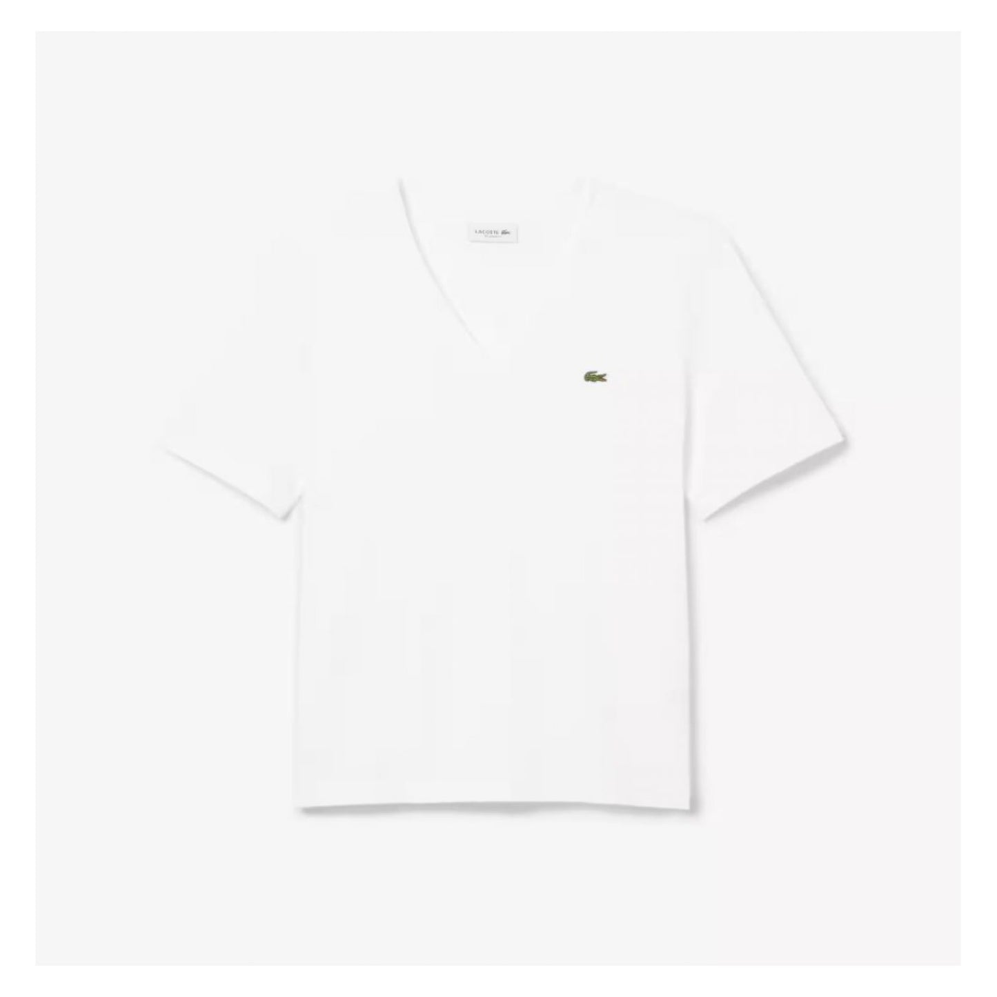 Camiseta De Algodón Suave Cuello En V Fit Relax