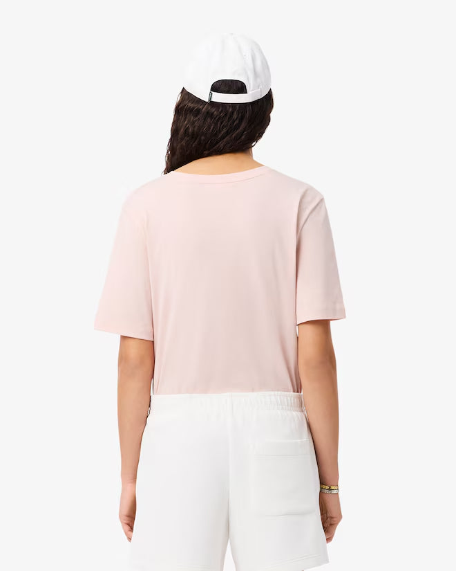 Camiseta De Algodón Suave Cuello En V Fit Relax