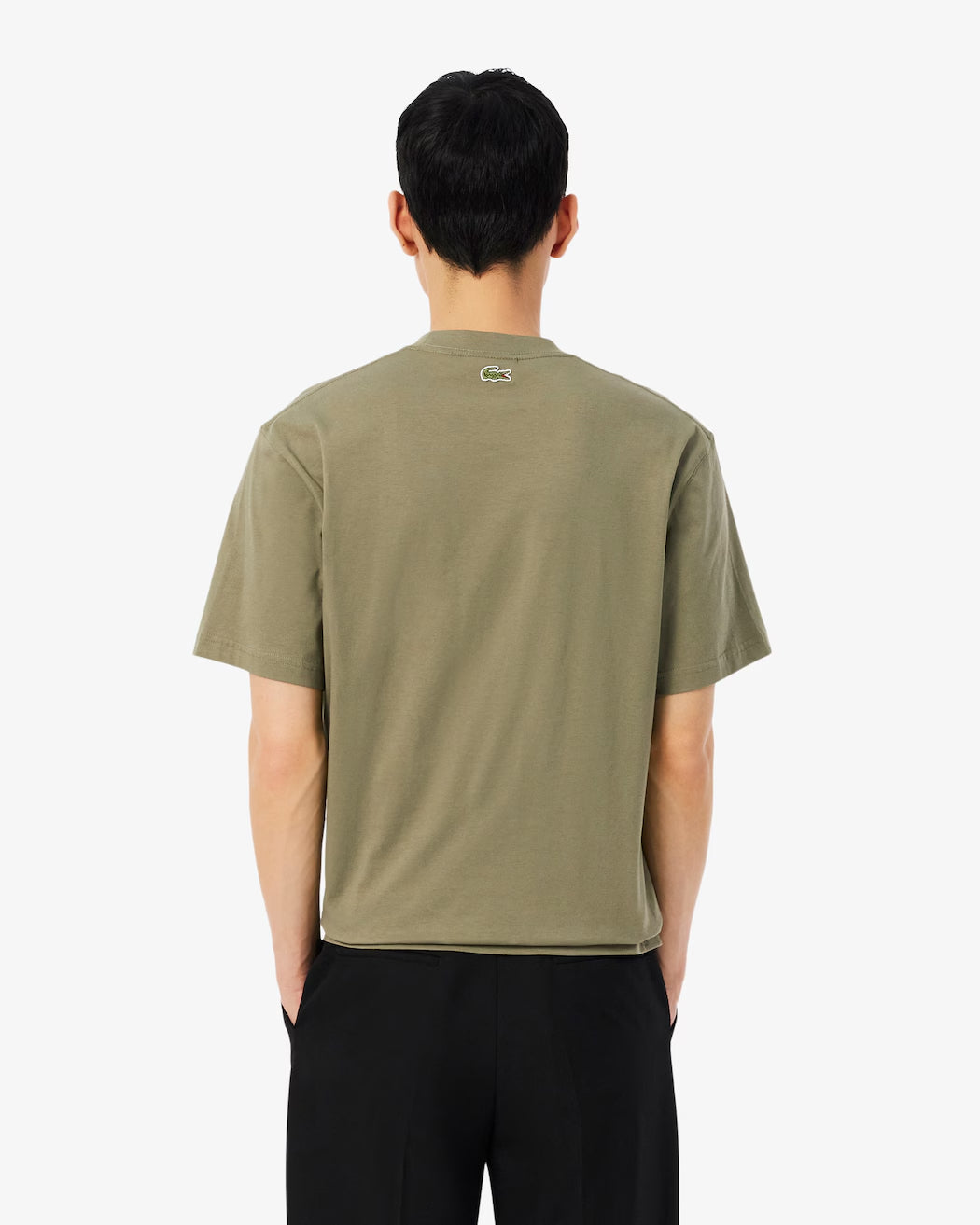Camiseta De Algodón De Fit Clásico Con Estampado