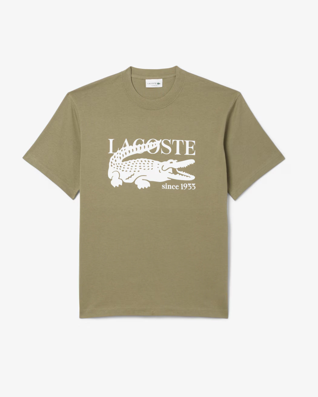 Camiseta De Algodón De Fit Clásico Con Estampado