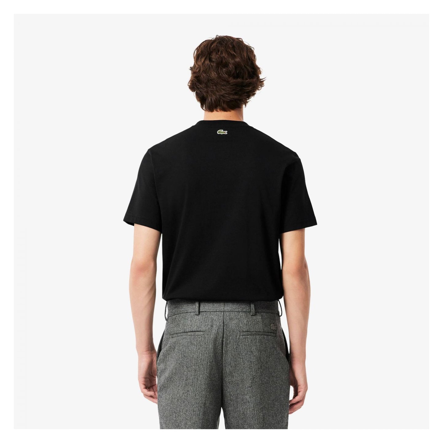 Camiseta De Algodón De Fit Clásico Con Estampado