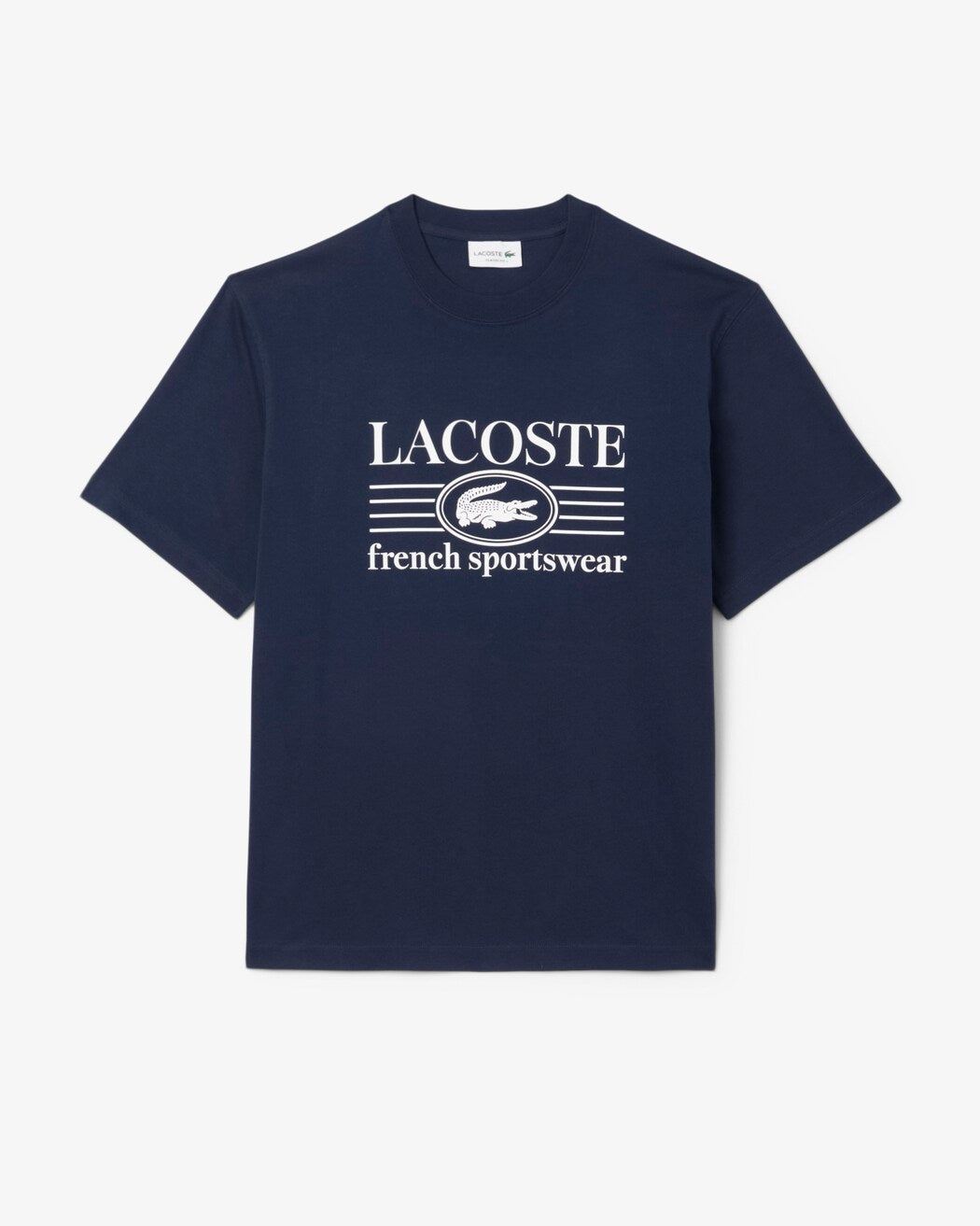 Camiseta De Algodón De Fit Clásico Con Estampado