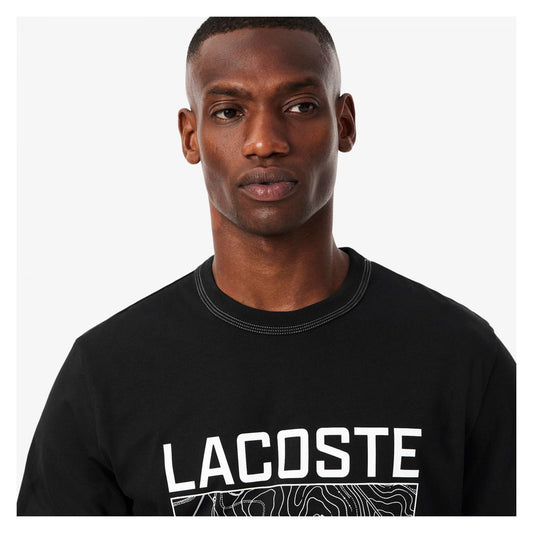 Camiseta De Algodón Estampada De Peso Medio