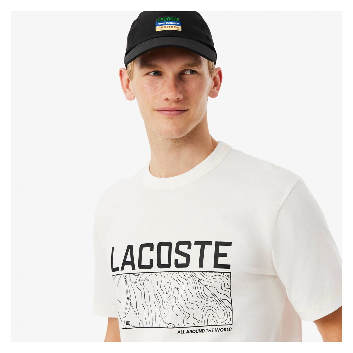 Camiseta De Algodón Estampada De Peso Medio