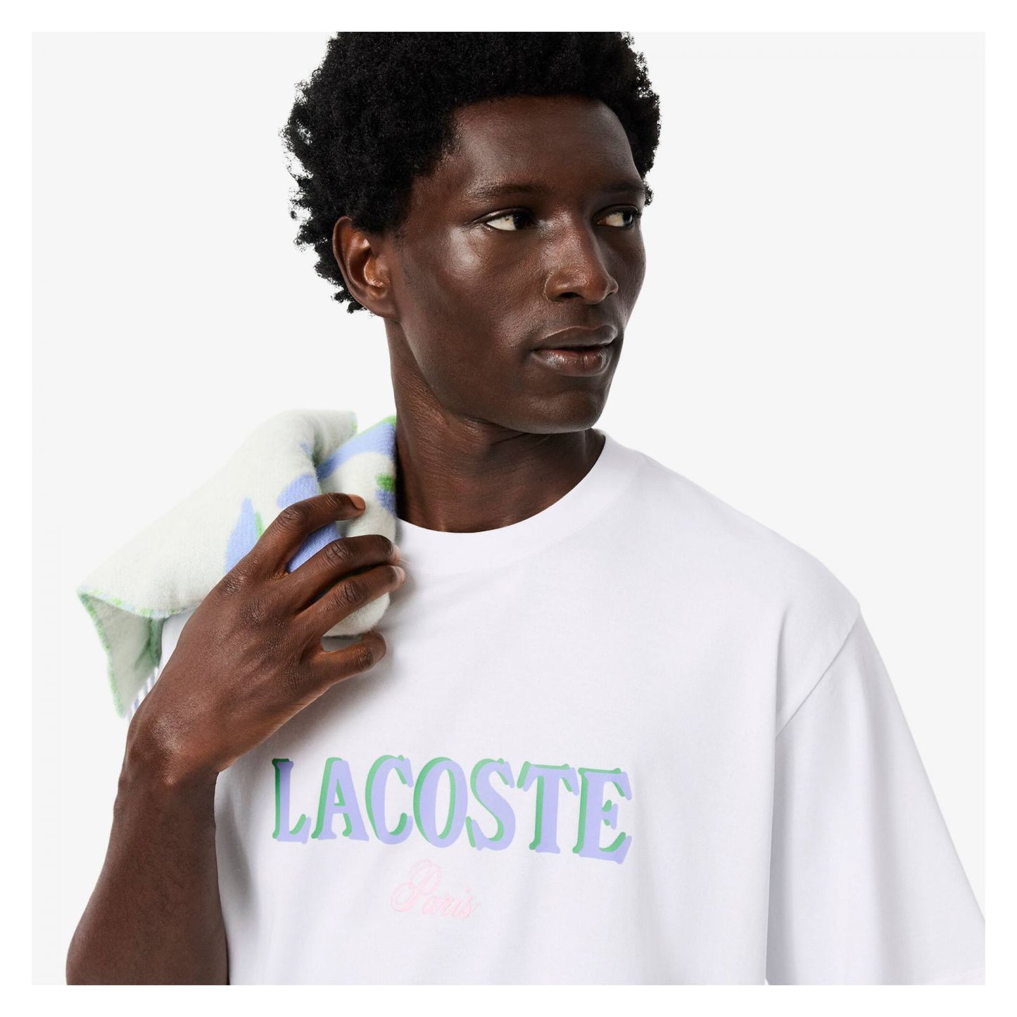 Camiseta De Algodón Oversized Estampada