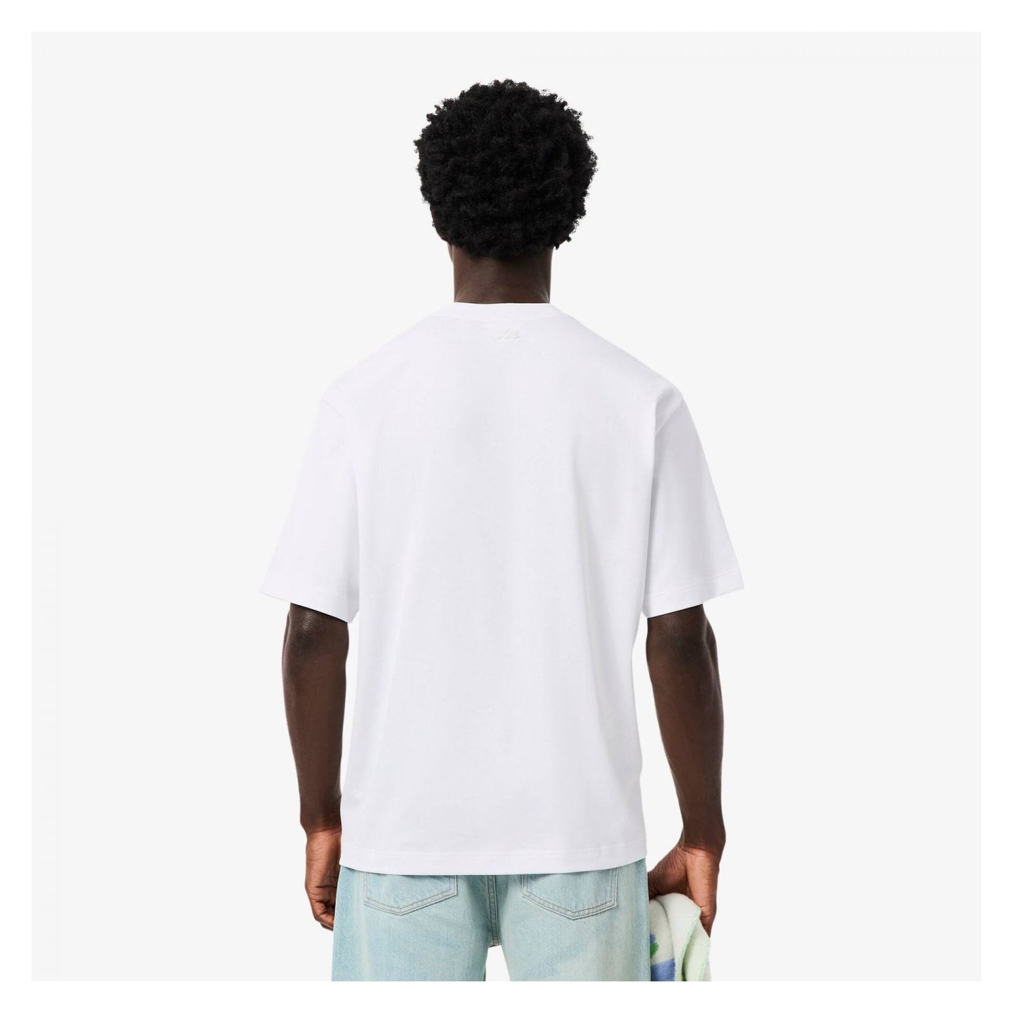 Camiseta De Algodón Oversized Estampada