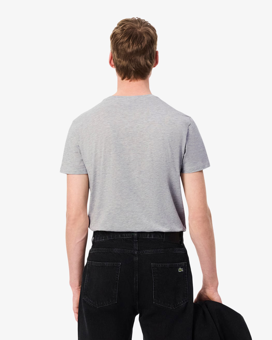 Camiseta De Algodón Pima Con Cuello En V