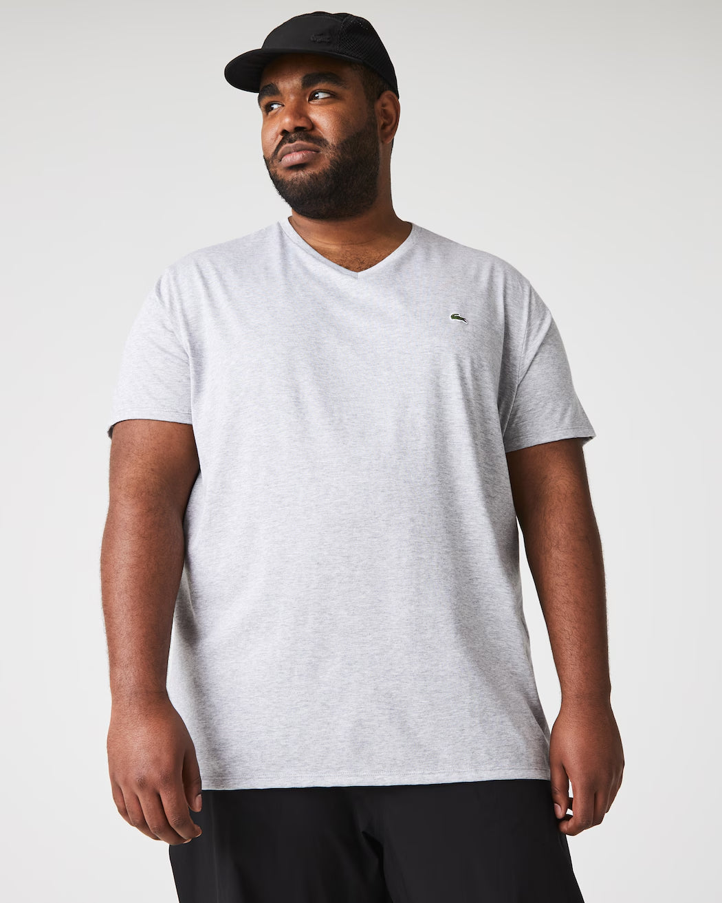 Camiseta De Algodón Pima Con Cuello En V