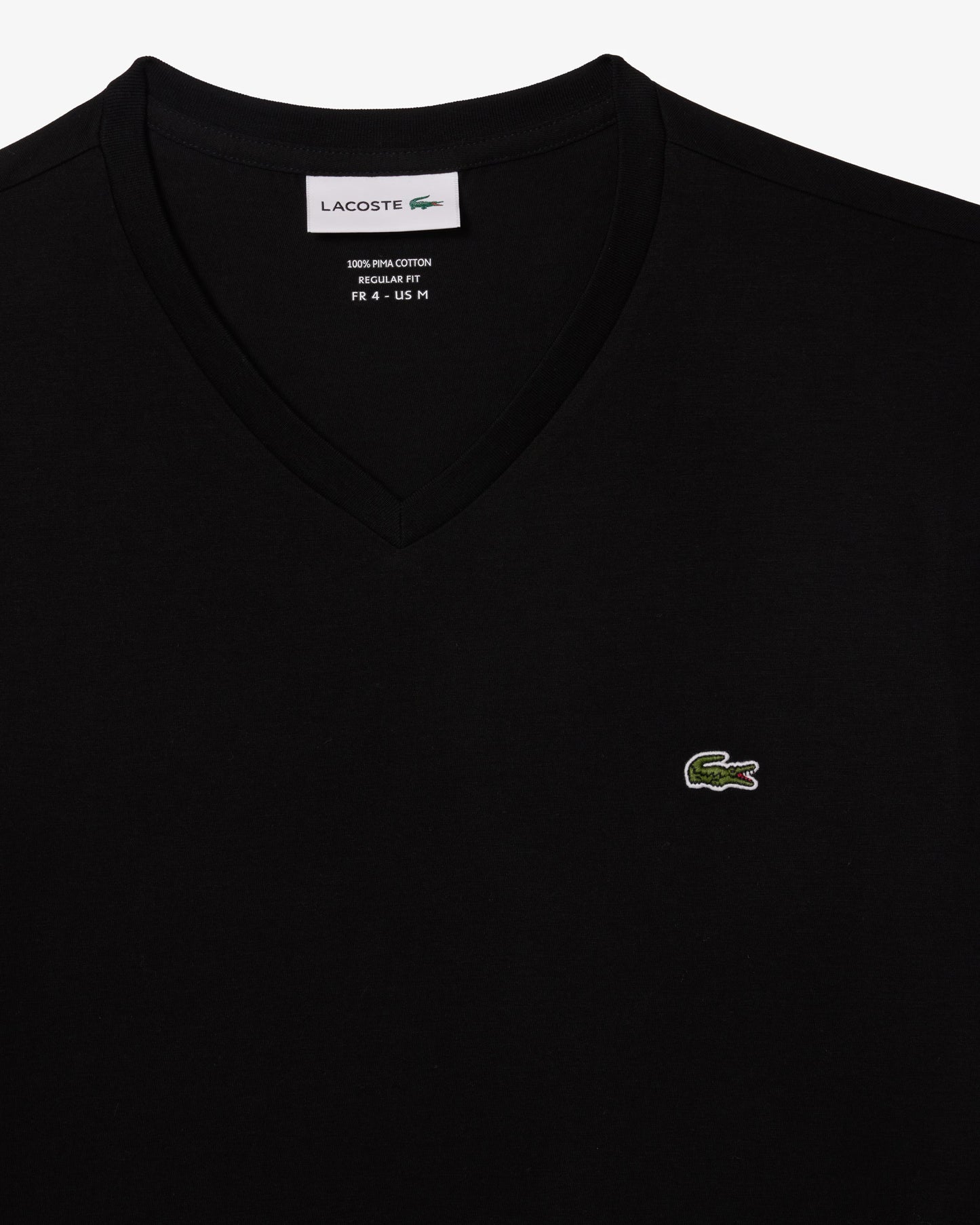 Camiseta De Algodón Pima Liviano Con Cuello En V