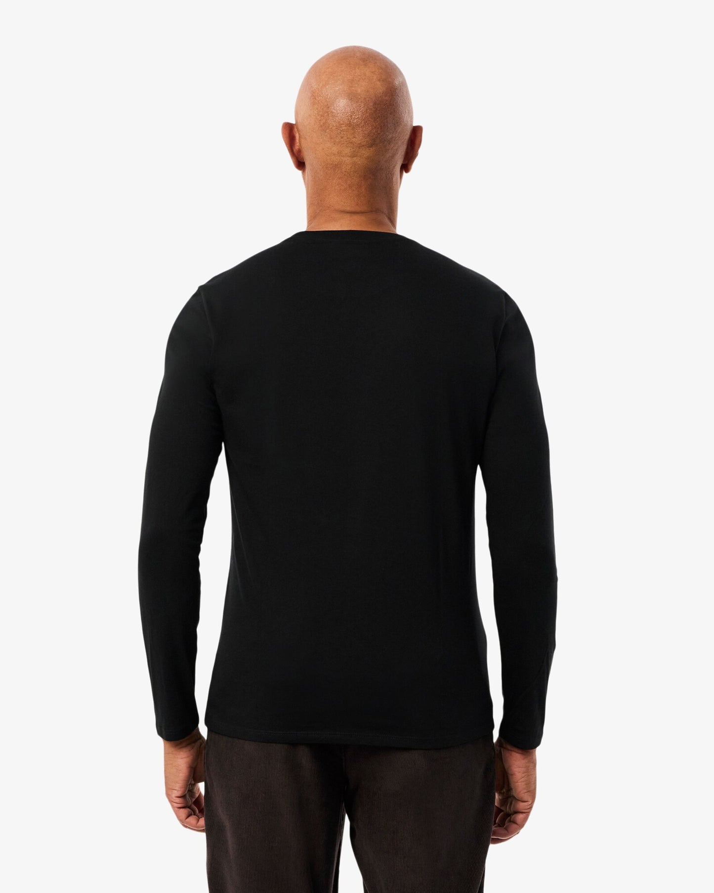 Camiseta De Algodón Pima Manga Larga