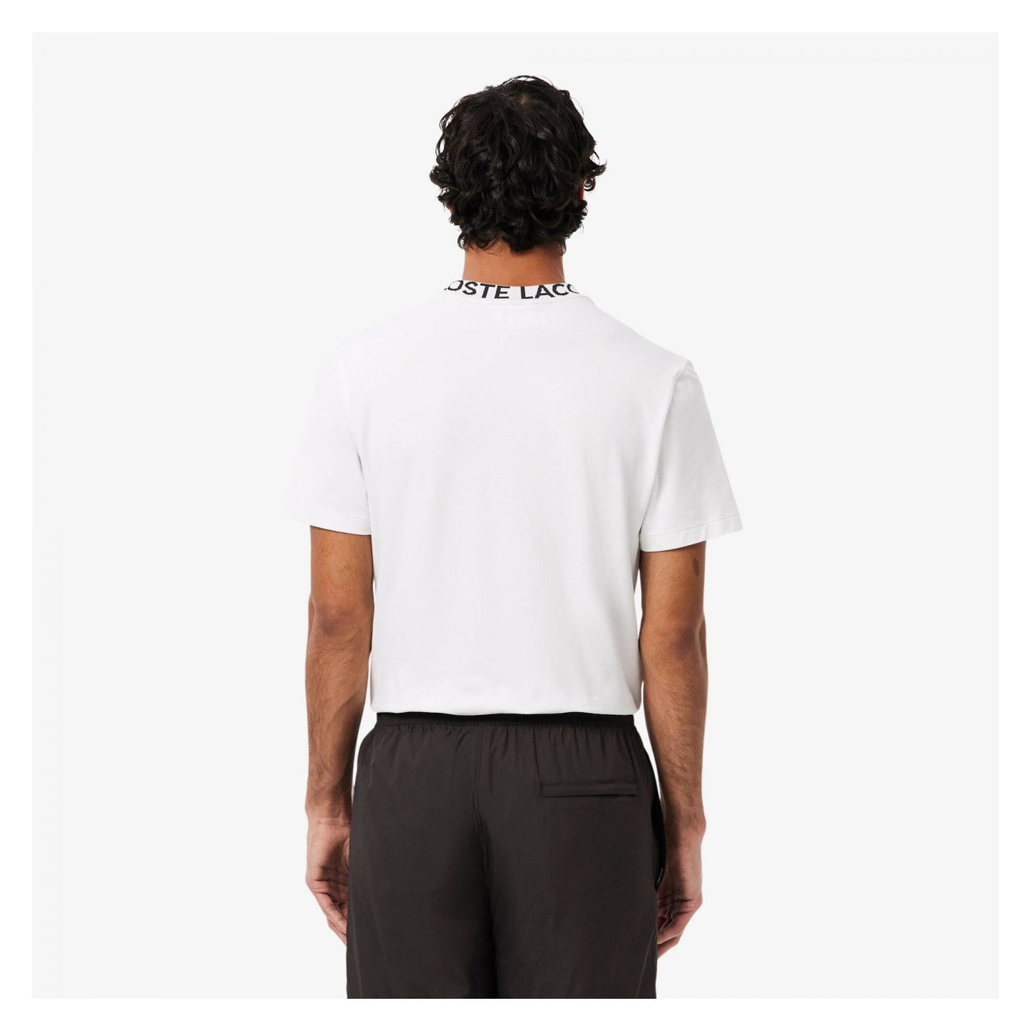 Camiseta De Piqué Y Emblema En Jacquard