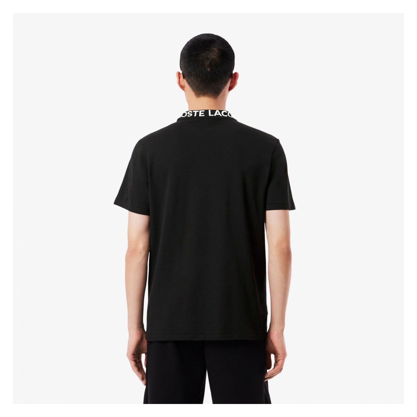 Camiseta De Piqué Y Emblema En Jacquard