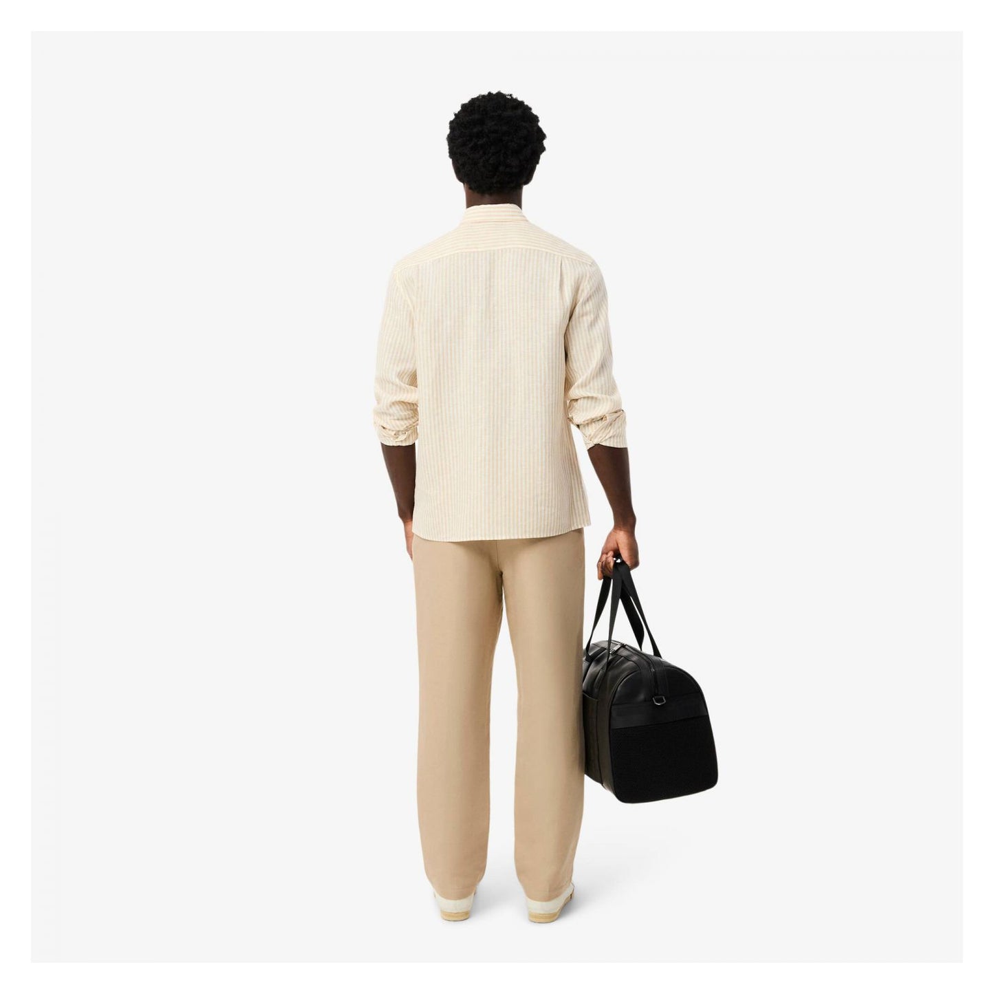 Pantalón De Lino Twill Fit Regular